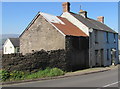 Rusty roof in Bwlch, Powys