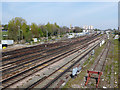 Railway north of Tennison Road bridge