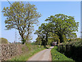 Chesterton Road south-west of Pattingham, Staffordshire