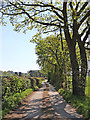 Road to Birchley Farm west of Pattingham, Staffordshire