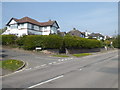 Newlands Road junction with A375, Sidmouth