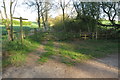 Bridleway to the road from the reservoir path