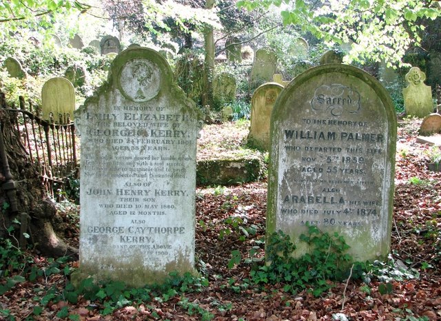 Graves Beside One Of The Main Paths © Evelyn Simak Cc By Sa20