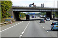 Northbound M5, Bridge at Junction 18