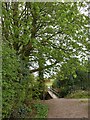 Footpath sign beside Poynton Brook