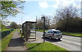 Bus stop and shelter on Springfield Way (B1231), Anlaby