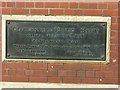 SO8318 : Plaque on the former public baths by Alan Murray-Rust