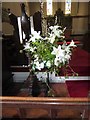 St Mary, Ewshot: Easter flowers (b)