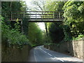 Footbridge over the A39