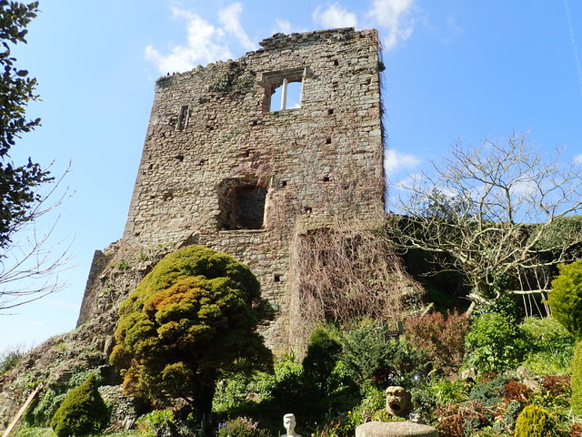 Tower at Usk Castle