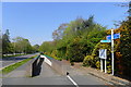 Entrance to subway beneath the A50