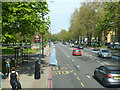 TQ2974 : A24 Clapham Common South Side by Robin Webster