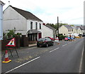 Station Road roadworks, Ystradgynlais