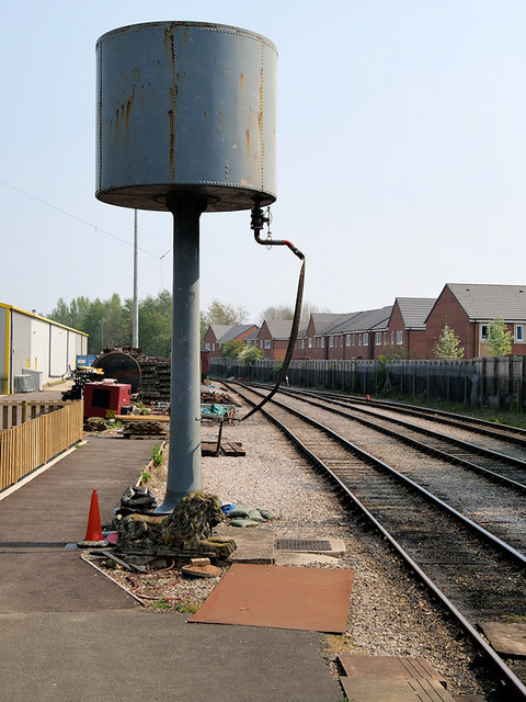 Ribble Steam Railway: Water Tower At... © David Dixon Cc-by-sa/2.0 ...