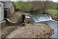 Weir and former mill at Brough