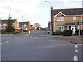 Entrance to housing estate from roundabout