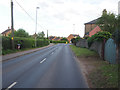 Looking towards roundabout from Swaffham road