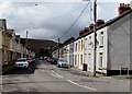 West along Charles Street, Abertysswg 