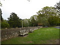 Seats outside St Matthew, Blackmoor