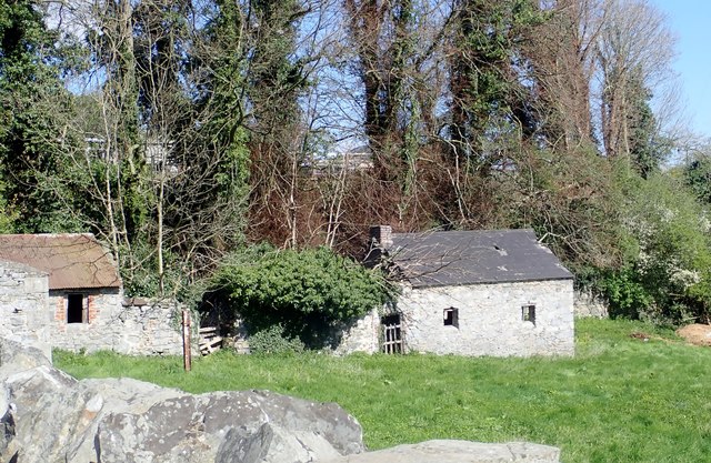 Derelict mill buildings at the southern... © Eric Jones :: Geograph Ireland