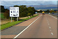 M90 approaching Broxden Services