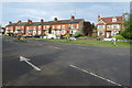 Terraced houses on the edge of Earls Barton