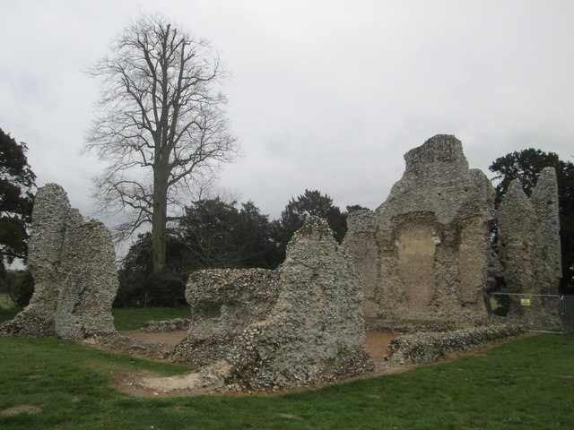Remains of Weeting Castle