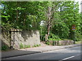 The base of the bridge at Bitton railway station