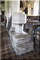 All Saints, Great Ashfield - Font