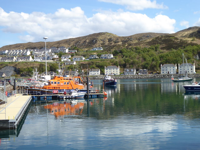 The lifeboat in Mallaig Harbour © Rod Allday :: Geograph Britain and ...