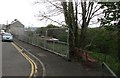 Fenced-off part of Eastview Terrace, Bargoed