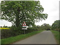 Approaching Aunsby on the Dembleby road