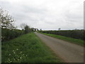 The road towards Aisby from the east