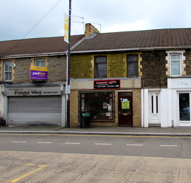Bargoed Taxis office, 59 Cardiff Road, Bargoed