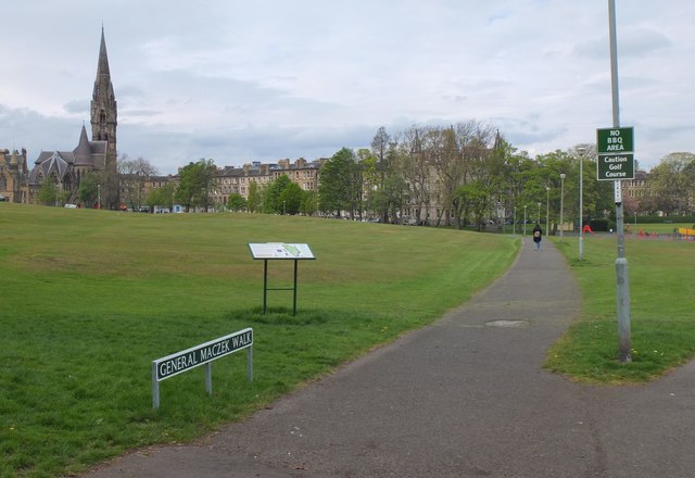 General Maczek Walk, Bruntsfield Links... © Jim Barton :: Geograph Britain and Ireland