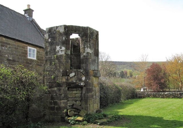 The scant remains of Rosedale Abbey