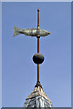 NT9952 : The weathervane at Tweedmouth Parish Church by Walter Baxter