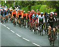 The Tour de Yorkshire in Elloughton Road, Brough