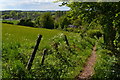 Path descending Bury Hill