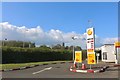 Shell petrol station on Watling Street, Towcester