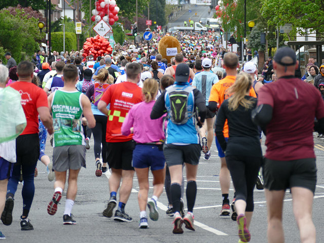 London Marathon 2019 - merged streams © Stephen Craven :: Geograph ...