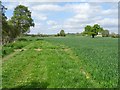 SP1564 : Field headland path by Philip Halling