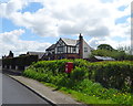 Elizabeth II postbox on the A525, The Chequer