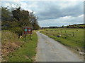 Advisory speed limit on Dartmoor