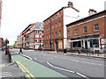 SE2933 : New cycle lane on Wellington Street (6) by Stephen Craven