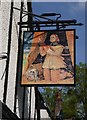SU9347 : Pub sign: the Good Intent, Puttenham by Stefan Czapski