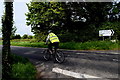 H3086 : A passing cyclist, Fyfin by Kenneth  Allen