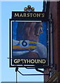 Sign for the Greyhound Inn, Wrexham