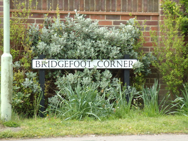 Bridgefoot Corner sign