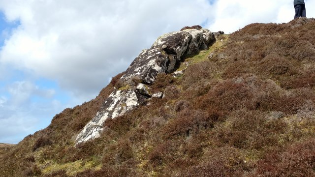Rocky knoll at 72m spot height south of Pentland Rd, Carloway, Lewis